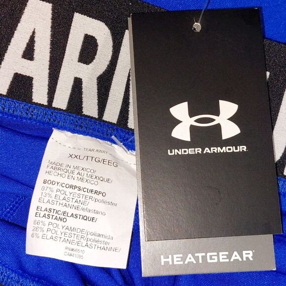 Under Armour Women's Team HeatGear Compression 4" Shorty Shorts Size 2XL NWT - Picture 10 of 14